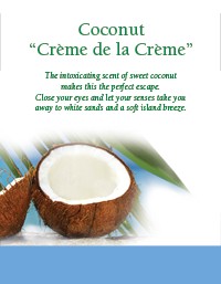 "Coconut Creme De La Creme" Frameble Shelf Flyer 8.5 x 11 (11115)